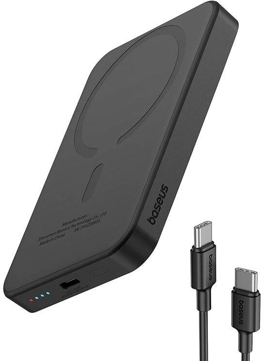 Powerbank Baseus Magnetic Mini 5000mAh, 20W, USB-C, e zezë