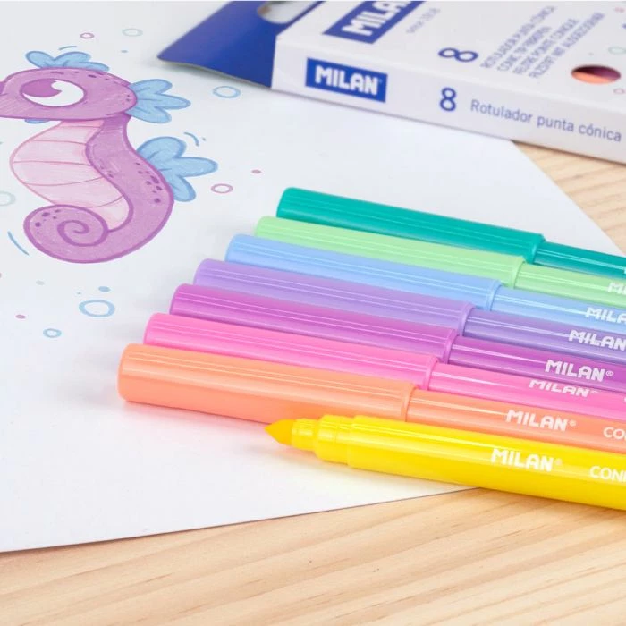 MILAN FLLAMASTERA PASTEL 1/8 0612308P