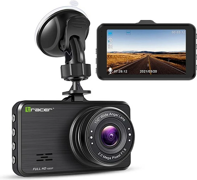 Kamerë regjistruese për veturë Tracer 3.0S FHD CAPRI, Full HD, 3 inç, e zezë
