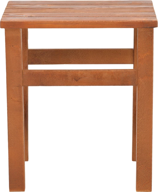 Tavolinë plazhi, dru ahu, ngjyrë arre, 40x40x45cm