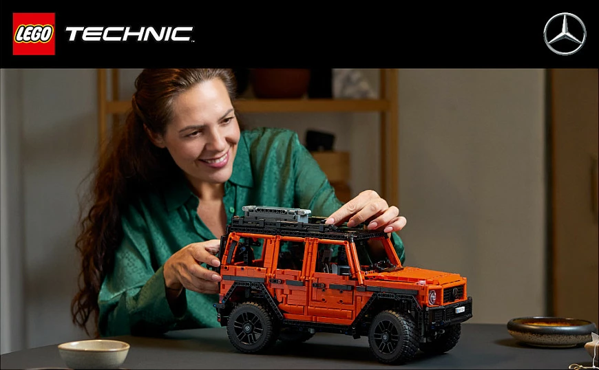 Set ndërtimi LEGO Mercedes-Benz G 500, 2891 pjesë, shumëngjyrëshe
