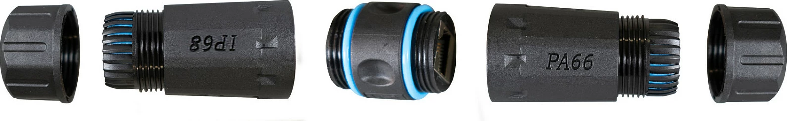 Kuplungë RJ45 EFB Elektronik Cat6, IP68, femër/femër