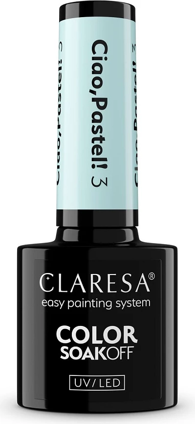 Llak për thonj Claresa Ciao Pastel! për femra, 3.5g