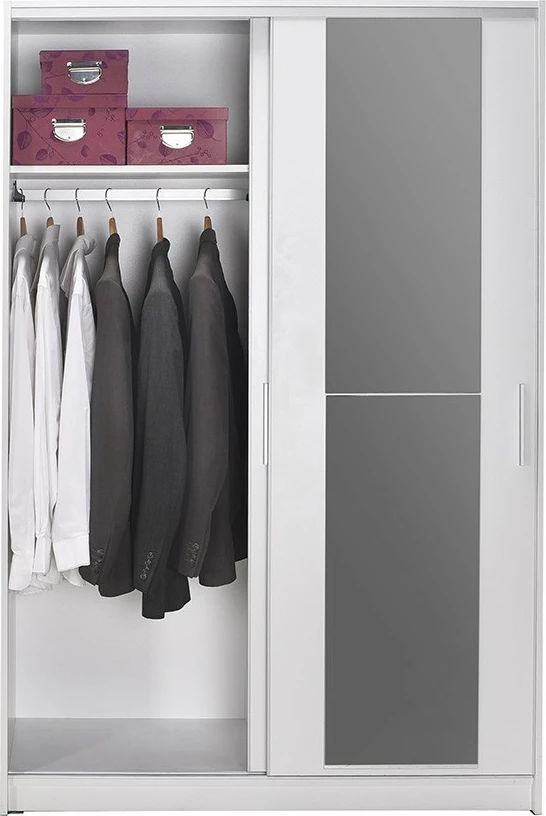 Dollap për rroba, ngjyrë e bardhë, Hanah Home, SWD-512-BB-2