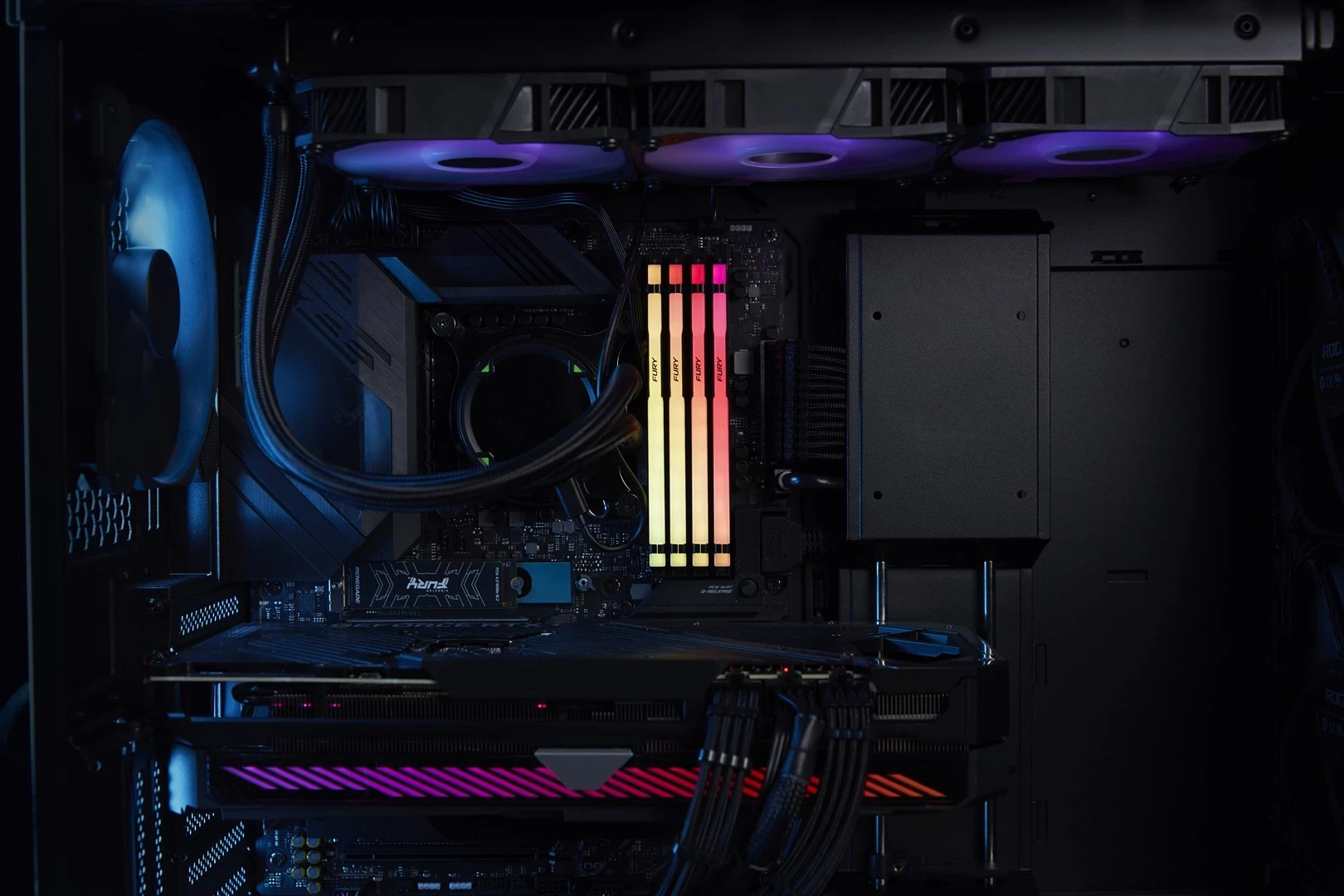 RAM Memorje Kingston FURY 32GB 5200MT/s DDR5 CL40 DIMM (Pako prej 2) Beast RGB