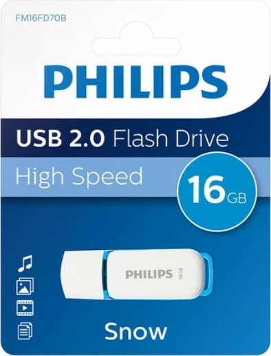 USB stick Philips Snow Edition 16GB Ocean Blue