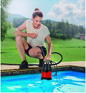 Pompë uji e zhytshme Einhell GC-SP 2275, 220 W, 6 m, kabllo 10 m, kuqe/zezë