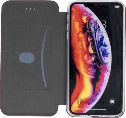 Mbështjellës flip HAVANA Premium për Samsung Galaxy A14, soft, magnet, me stand, me xhep kartele, MPN 17369, e kuqe burgundy