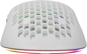 Mouse Gaming White Shark GM-5007 GALAHAD / 6.400 dpi, RGB, i bardhë