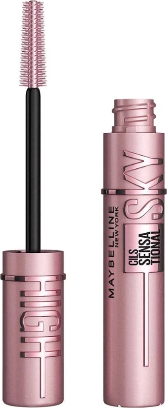 Maskarë Maybelline New York Lash Sensational Sky High Washable, Blackest Black