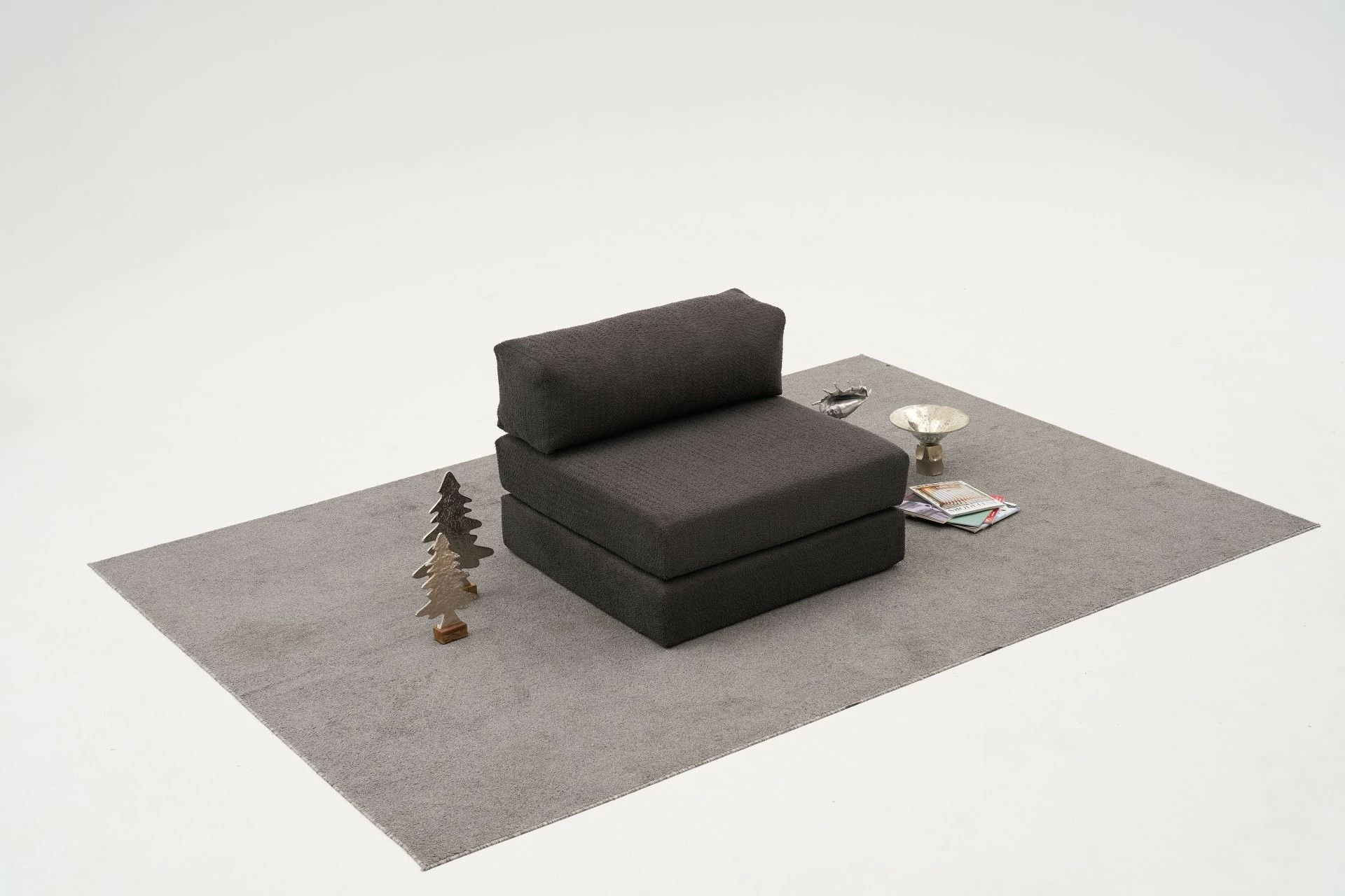 Karrige njëvendëshe Atelier del Sofa Comfort, antracit v2