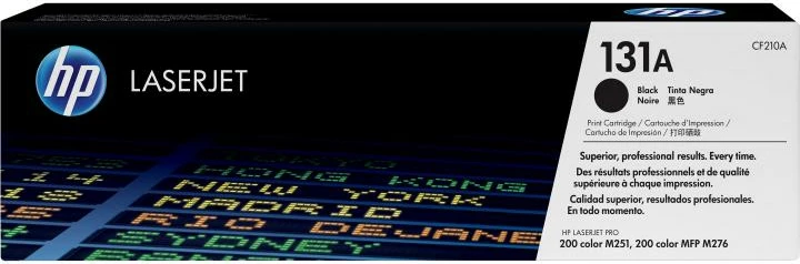 Toner, HP, 131A (CF210A), rendiment 1.100–1.700 faqe, e zezë
