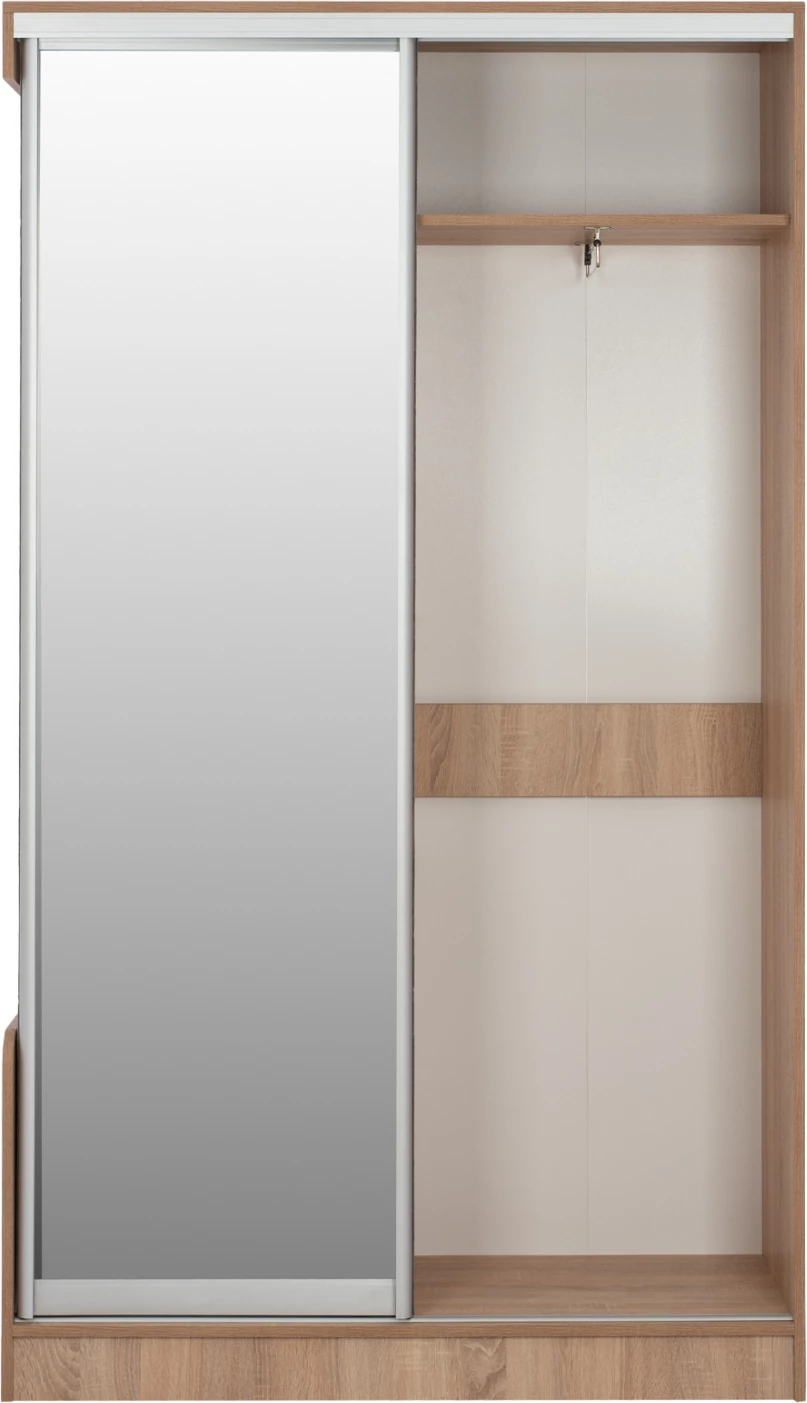 Mobilje hyrëse me dollap rrëshqitës dhe pasqyrë, sonama, FH2424, 120x45x210 cm