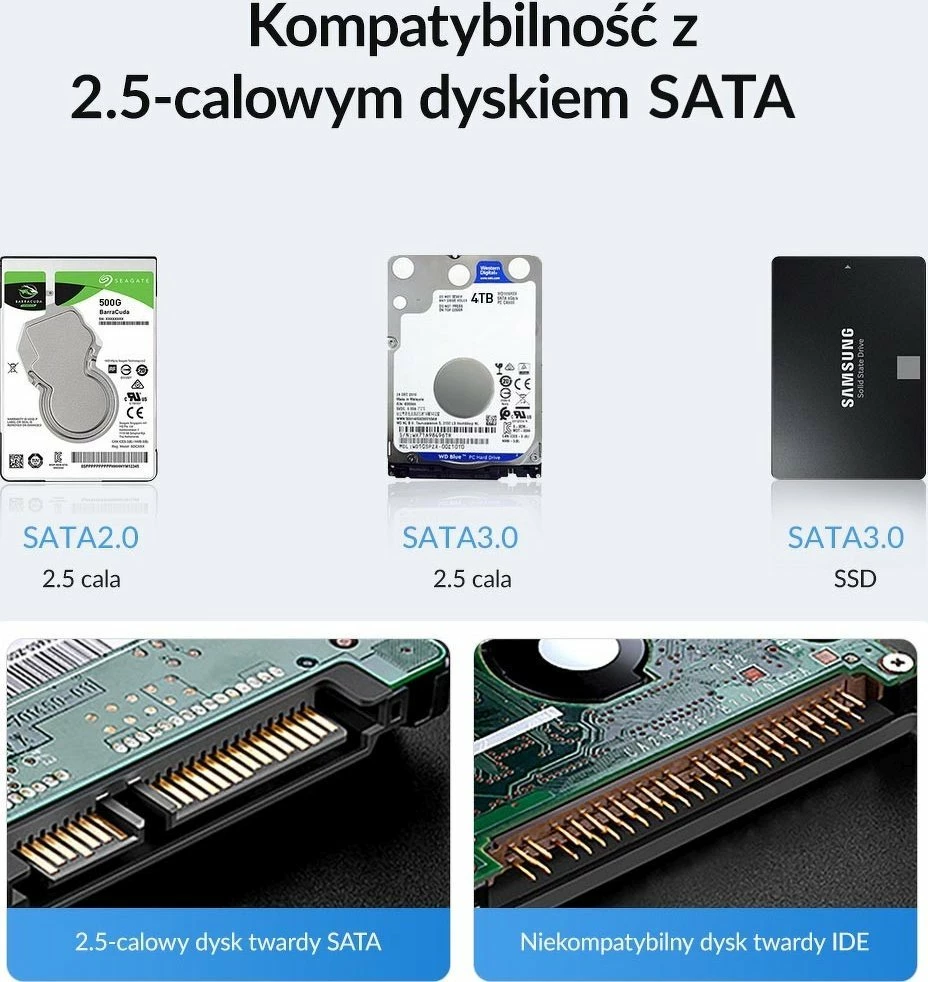 Kasë ekstern për HDD/SSD 2.5" Orico 25PW1C-C3-BK-EP, USB-C 3.2 Gen 1, SATA III, 6Gbps, e zezë