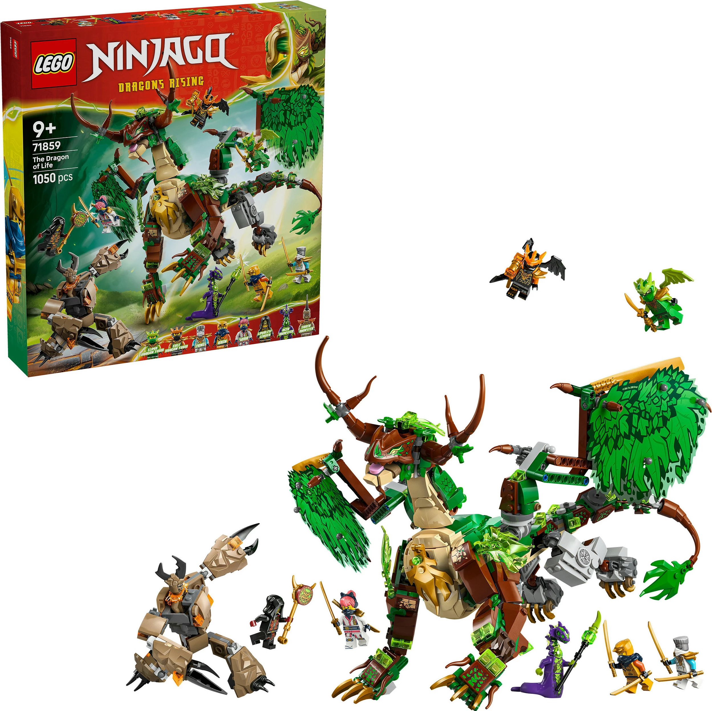 Set ndërtimi LEGO NINJAGO 71859 The Dragon of Life, 1050 copë, multikolor