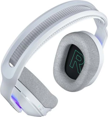 Kufje gaming me mikrofon, Logitech G522 LIGHTSPEED 981-001550, pa tela, LIGHTSYNC RGB, mikrofon 48 kHz BLUE VO!CE, lidhje Lightspeed/Bluetooth/USB-C, rreze 30 m, e bardhë