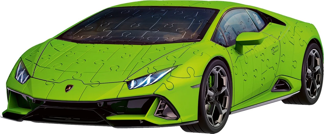 Puzzle 3D Ravensburger Lamborghini Huracan EVO, 158 pjesë, Gjelbër