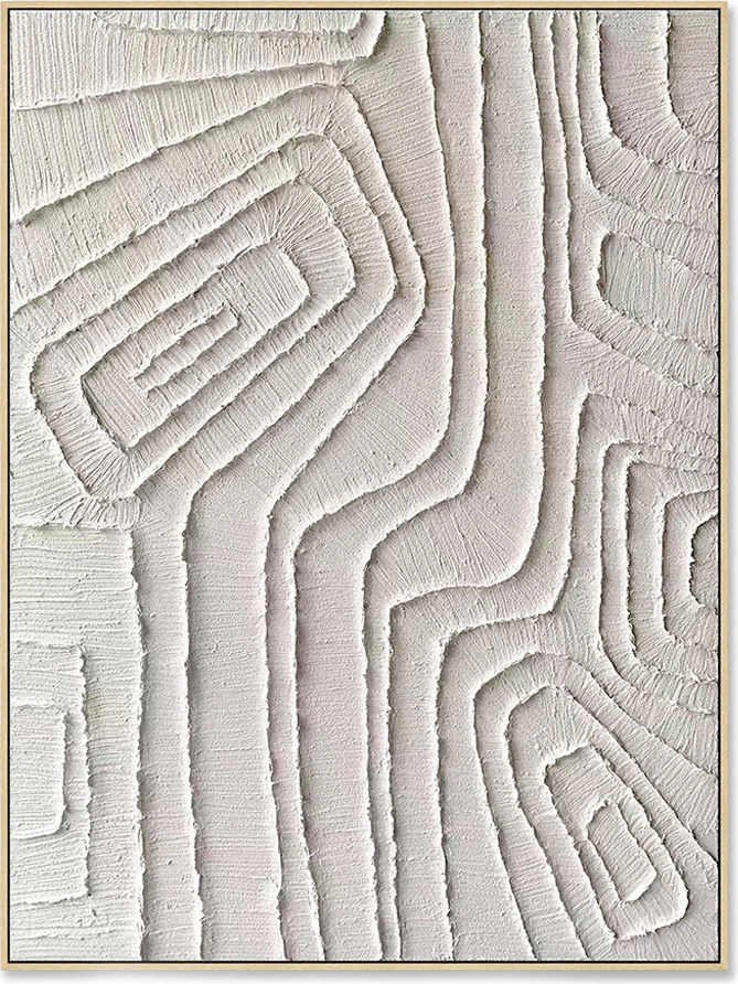 Pikturë dekorative Earth Divine, kanavacë, ngjyrë bezhë-natyrale, 75x100x4 cm