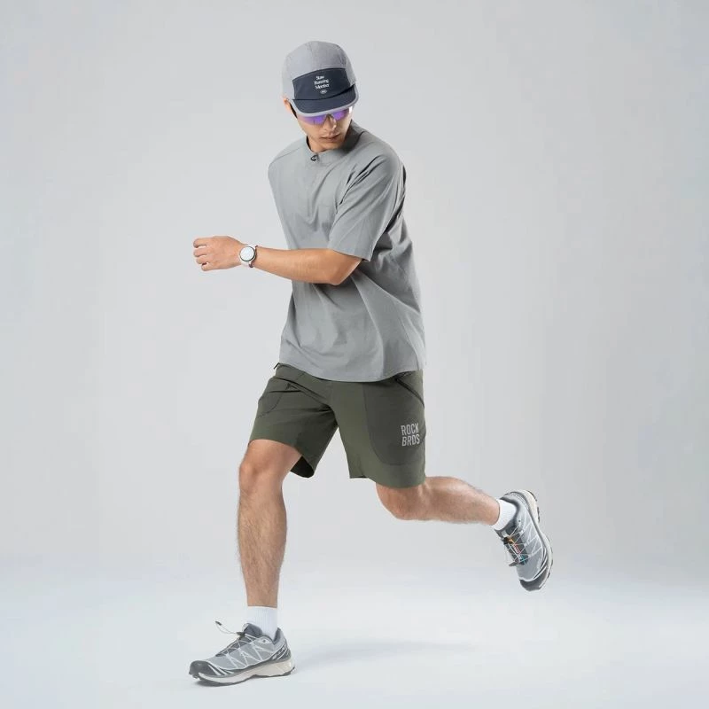 Shorce sportive Rockbros YDDK015, të gjelbra, XXL me rrip