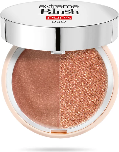 Pupa Extreme Duo Blush - 120 Radiant Caramel Glow Spice