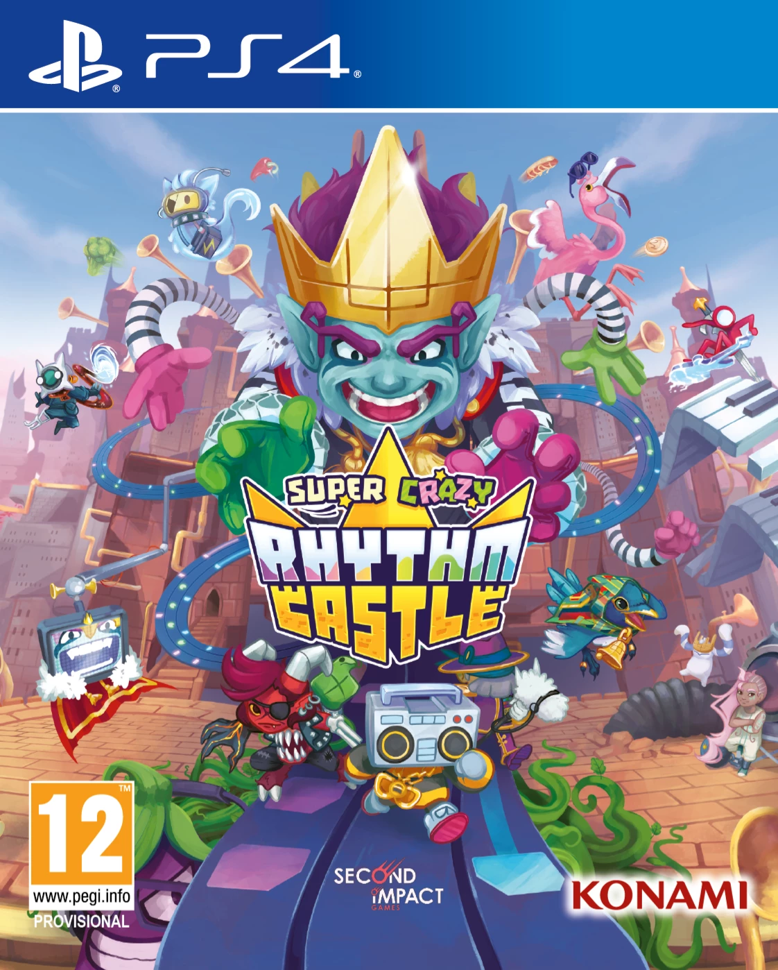 Lojë PS4 Konami Super Crazy Rhythm Castle, PEGI 12