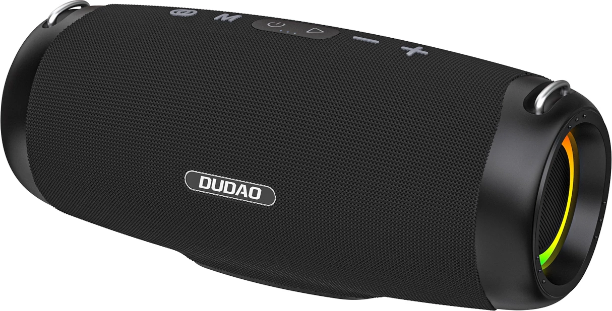 Altoparlant Bluetooth, Dudao Y21 Pro, 80 W, bateri 8000 mAh, Bluetooth 5.3, TWS, me rrip, RGB, e zezë