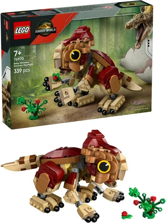 Set LEGO Jurassic World 76970 Little Dinosaur Dolores: Aquilops, 339 pjesë