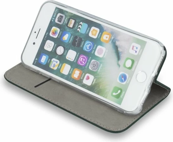 Mbështjellës flip HAVANA 13406 për iPhone 13 Pro, me magnet, PU leather, me stand, me xhep për kartelë, jeshile