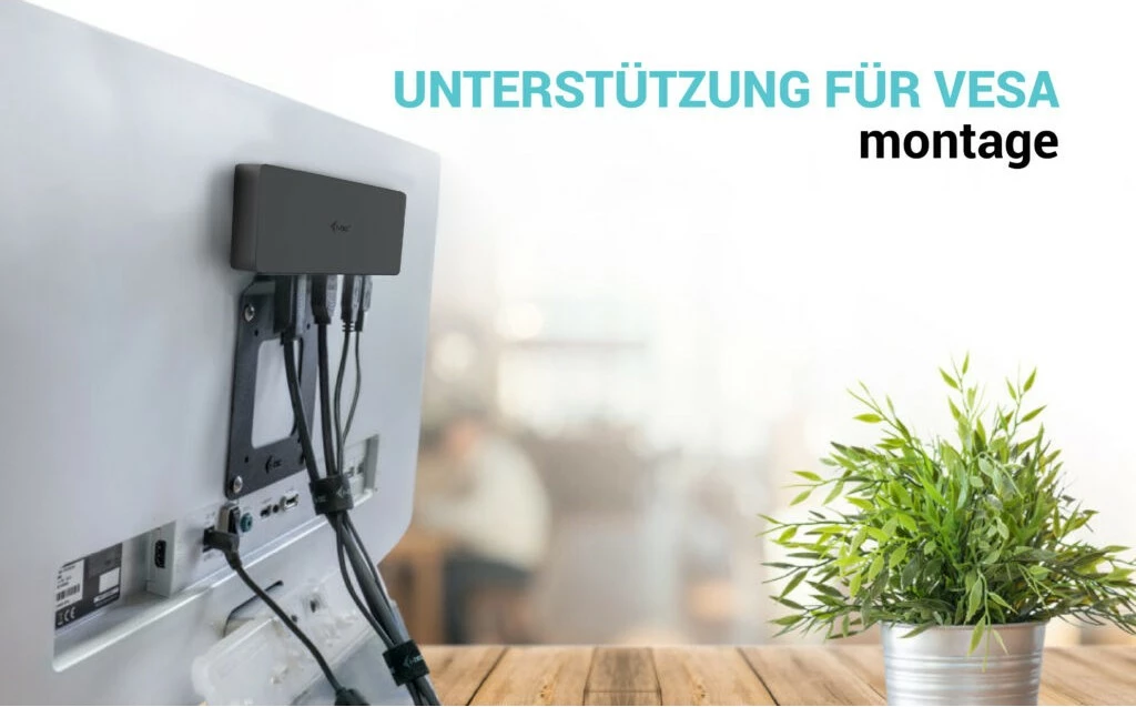 Docking station I-Tec USB-C Triple Display Gen 2 Pro, 100W, 3x monitor, 6x USB, LAN, e zezë