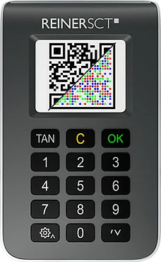 Gjenerator TAN REINER SCT tanJack photo QR, ekran 1.77", me kamerë, i zi
