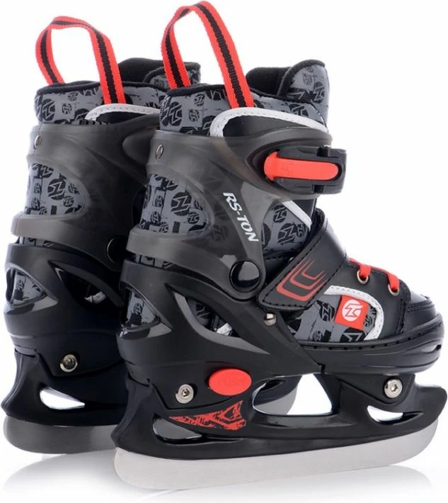 Patina të rregullueshme për fëmijë Tempish, të zeza