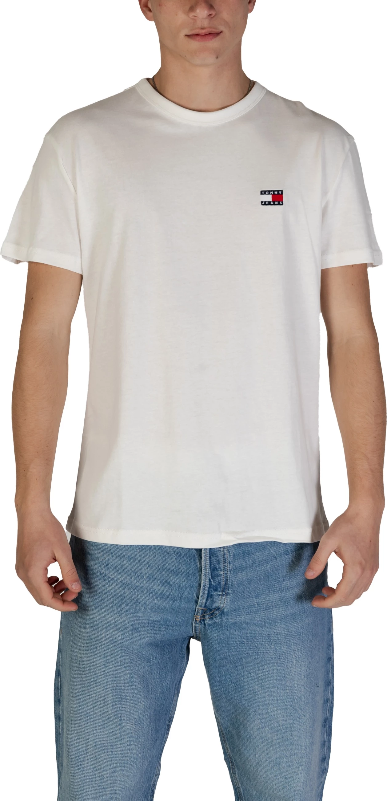 Maicë për meshkuj Tommy Hilfiger Jeans TJM REG BADGE TEE DM0DM20322, e bardhë