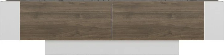 Komodë TV Hanah Home, matera, ngjyrë arre dhe e bardhë