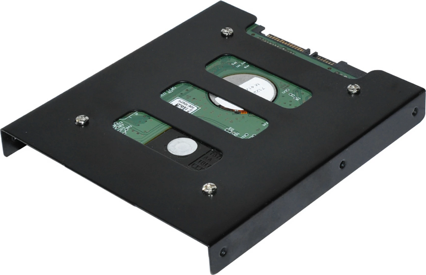 Braket montimi Ultron 377213 për HDD/SSD 2.5"/3.5", metal, i zi