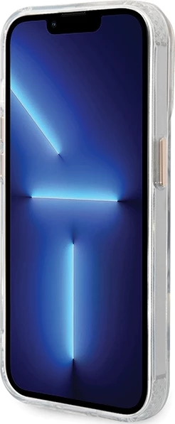 Mbështjellës Guess Metal Outline Magsafe për iPhone 15 / 14 / 13, Gold