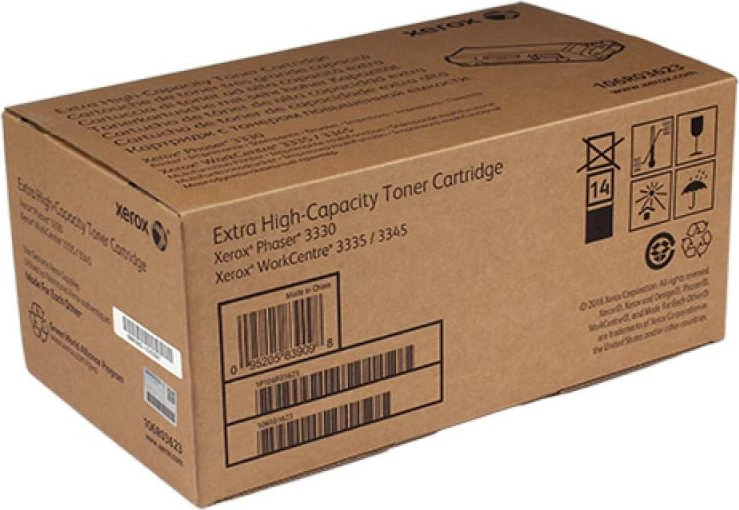 Toner Xerox 106R03623 për Phaser 3330/WorkCentre 3335/3345 kapacitet ekstra i lartë 15k, i zi