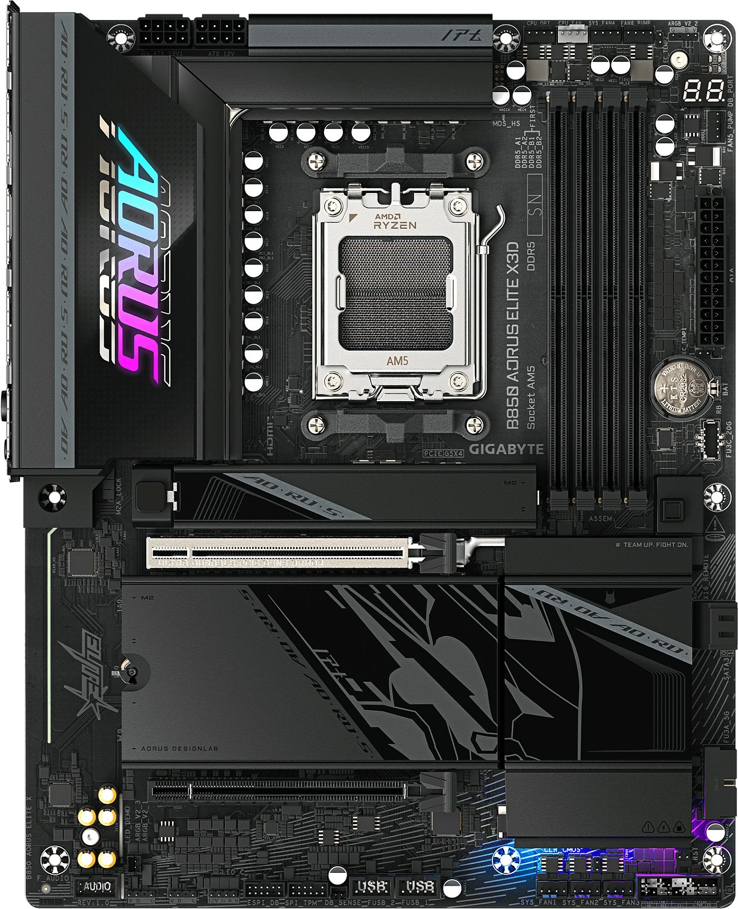 Pllakë amë Gigabyte B850 AORUS ELITE X3D, Socket AM5, 4x DDR5, HDMI