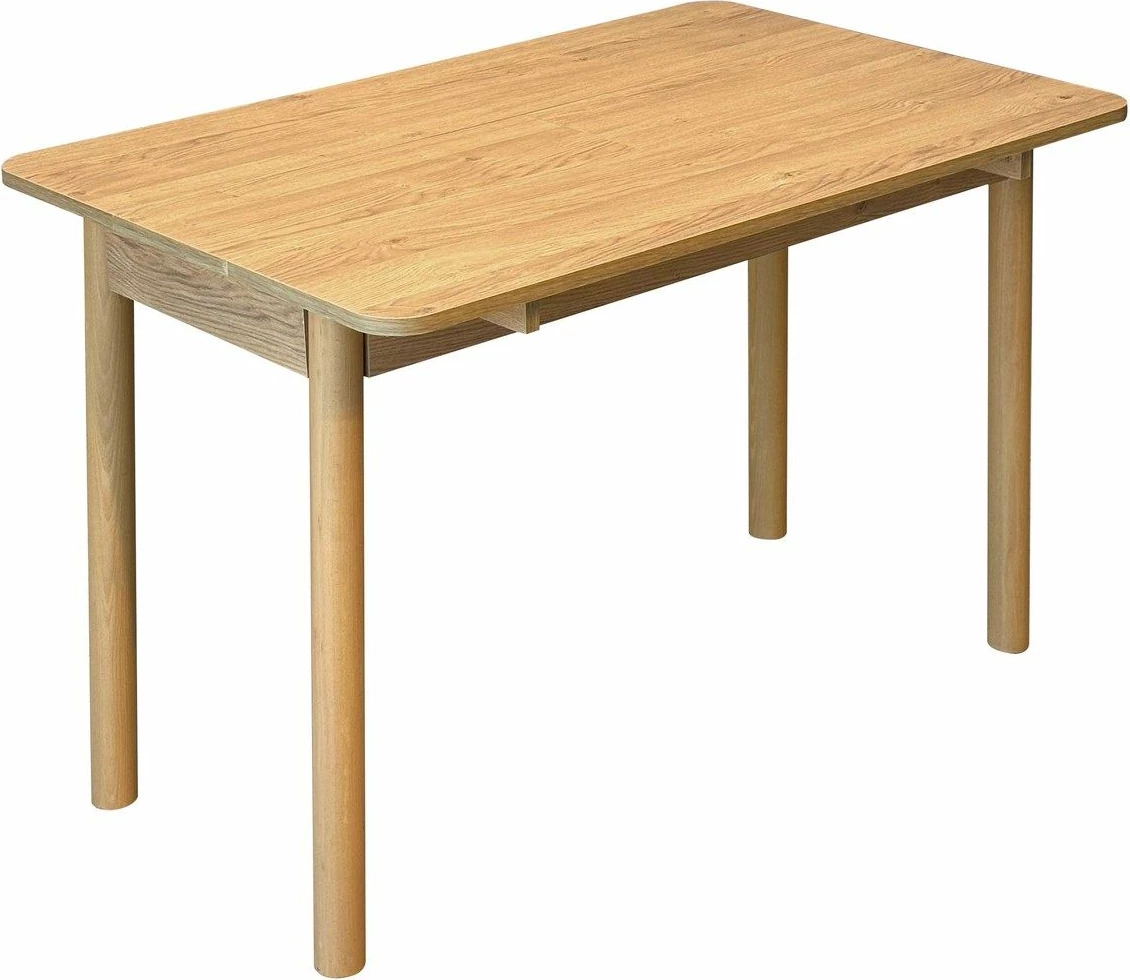 Tavolinë me karrige, set 6 pjesësh, ngjyrë lis dhe kaltër e errët, Vina Mini 03 1048