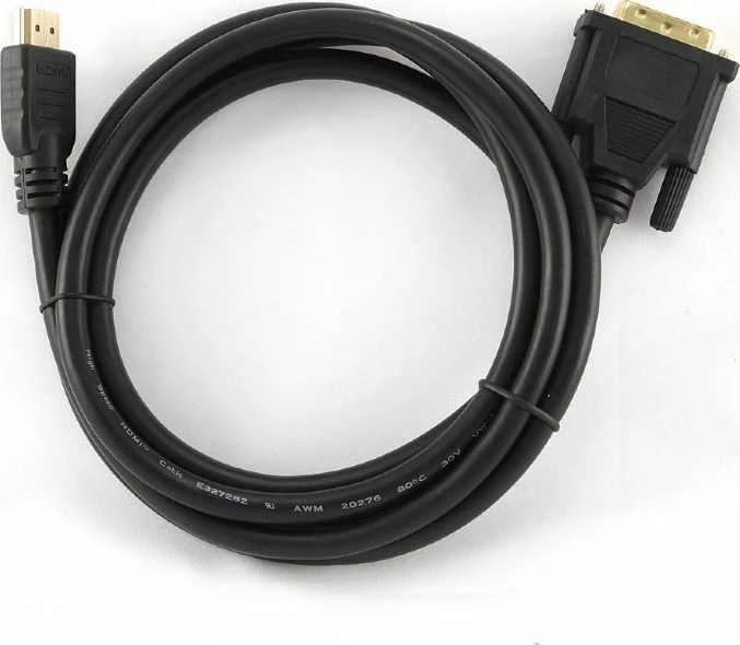 Kabllo HDMI - DVI-D Gembird CCHDMIDVI6 1.8m, e zezë