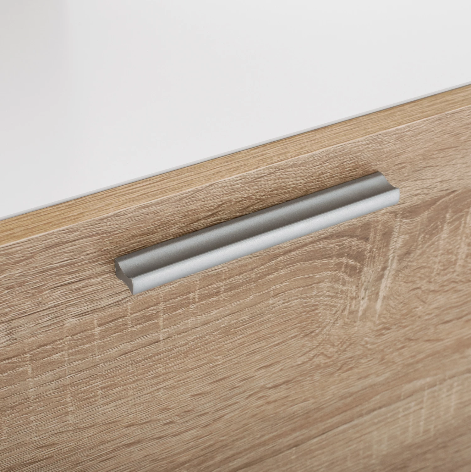 Mobilje hyrëse me rafte dhe pasqyrë, FH2265, e bardhë-sonama, 125.5x37.5x166.5 cm