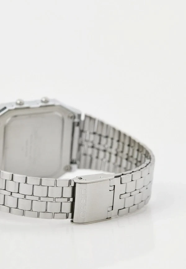 Orë dore Casio A500WA-1, e argjendtë