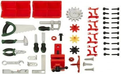 Set punëtorie lodër për fëmijë Klein Bosch Workshop 82 elemente, multikolor