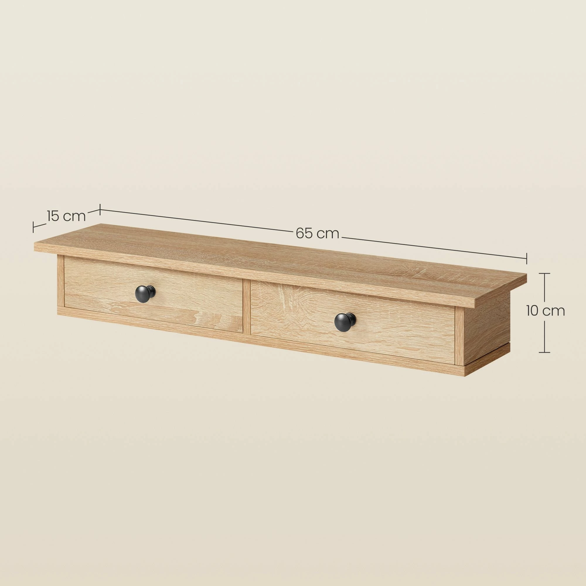 Kabinet muri me sirtarë OSKAR LWS865B11 65x15x10 cm, Sonoma