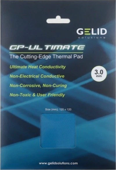 Termopad Gelid GP-Ultimate TP-GP04-S-E 120x120x3 mm 15 W/mK, 1 copë