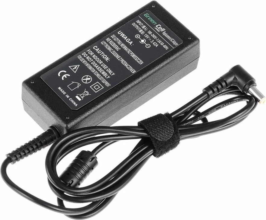 Adapter rryme për laptop Green Cell AD01P 65 W 19 V 3.4 A (5.5 x 1.7 mm) për Acer