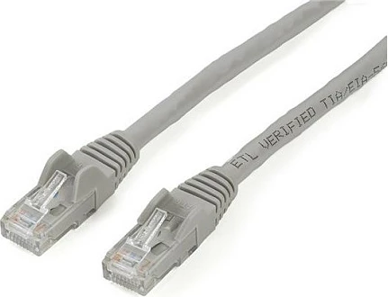 Kabllo rrjeti StarTech N6PATC2MGR Cat6, 2m, Gigabit, PoE, RJ45, gri