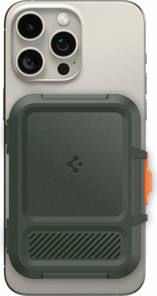Mbështjellës Spigen Lock Fit MagSafe për karta, i gjelbër