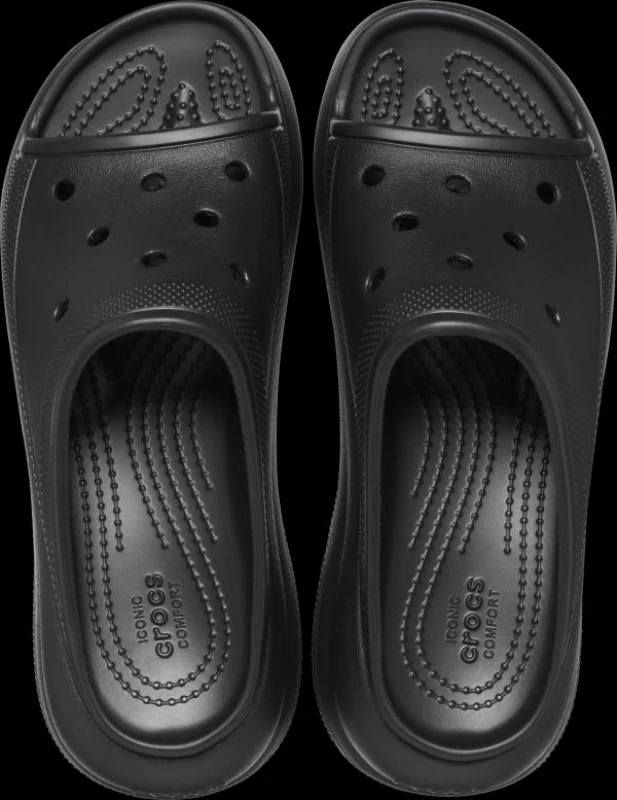 Thongs Crocs, unisex, të zeza