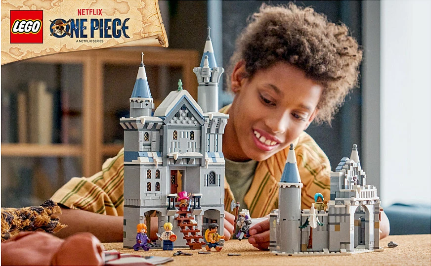Set LEGO One Piece 75645 Battle at Drum Castle, 1038 copë, 9+, gri