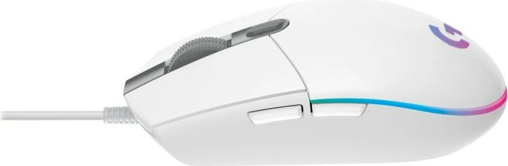Maus Logitech G203 Lightsync 910-005797, programueshëm, i bardhë